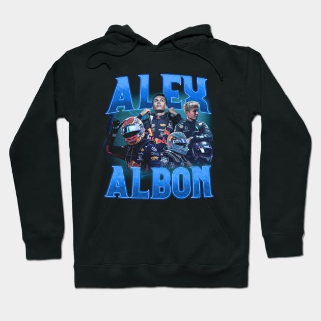 Alex Albon Collage Hoodie by lavonneroberson